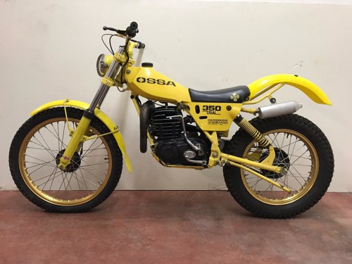 1980 Ossa trial yellow full restored SOLD