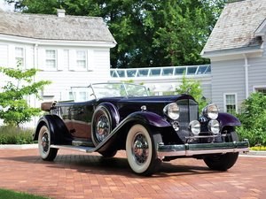 1932 Packard Twin Six Individual Custom Sport Phaeton by Die For Sale by Auction