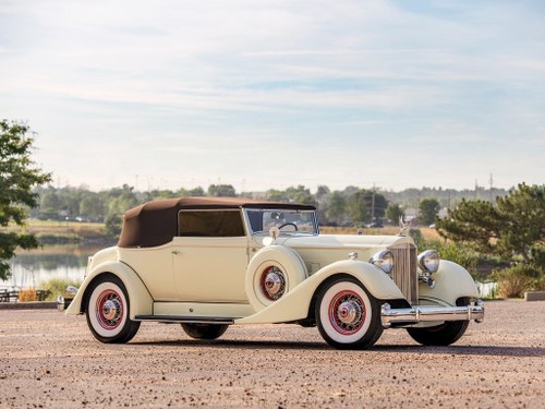 1934 Packard Twelve Custom Convertible Victoria by Dietrich In vendita all'asta