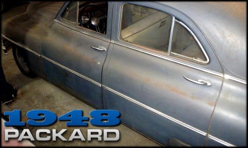 1948 Packard Eight Touring Sedan Patina Project Blue $4.5k For Sale
