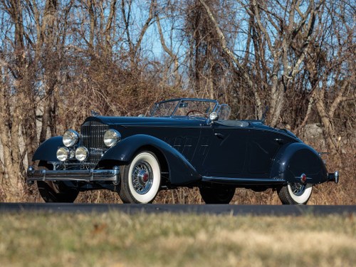 1934 Packard Twelve Individual Custom Sport Phaeton in the s For Sale by Auction