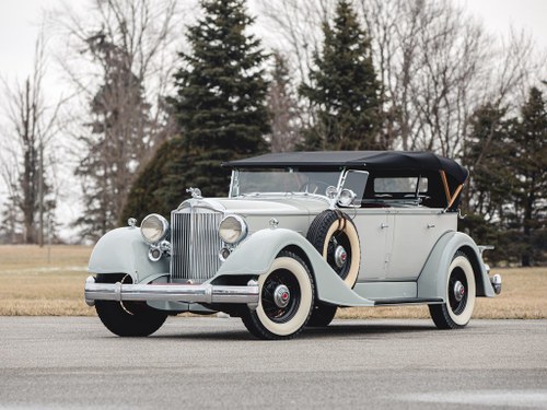 1934 Packard Eight Dual-Cowl Sport Phaeton  For Sale by Auction