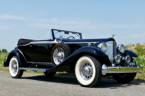 Packard Super Eight Convertible Victoria 1933 In vendita