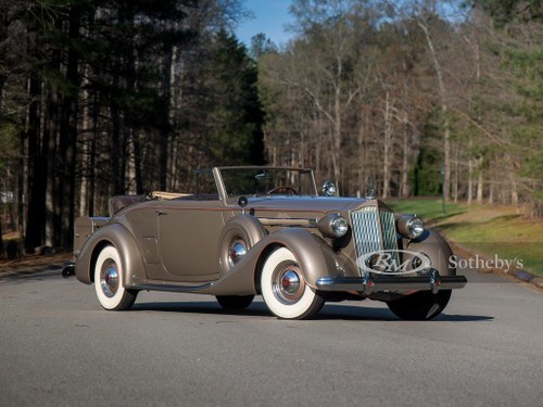 1937 Packard Twelve Coupe Roadster  For Sale by Auction
