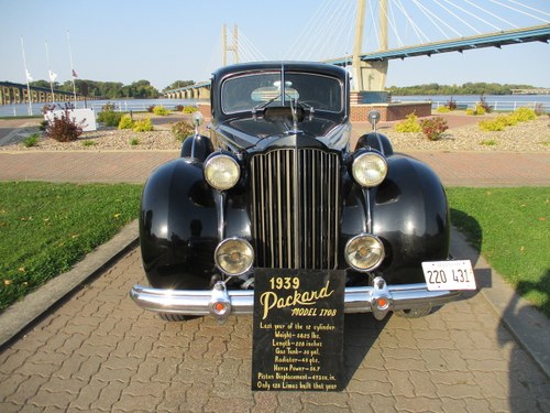 1939 Packard Model 1708 Dual Sidemount 12 Cylinder Limousine For Sale