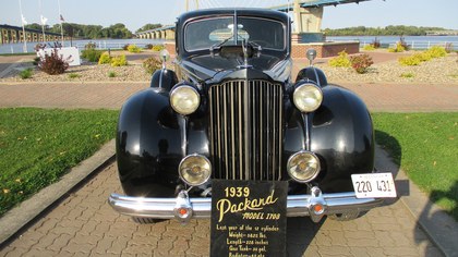 1939 Packard Dual Side Mount 12 Cylinder Limousine
