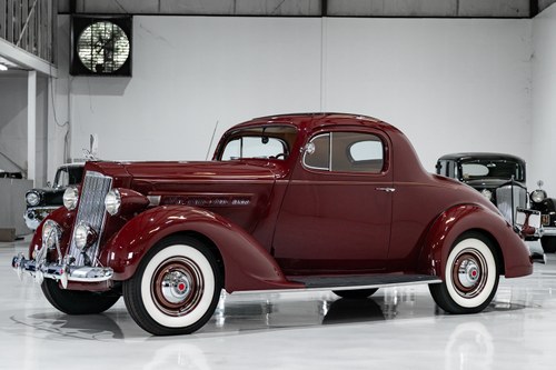 1937 PACKARD 115-C 1088 BUSINESS COUPE SOLD