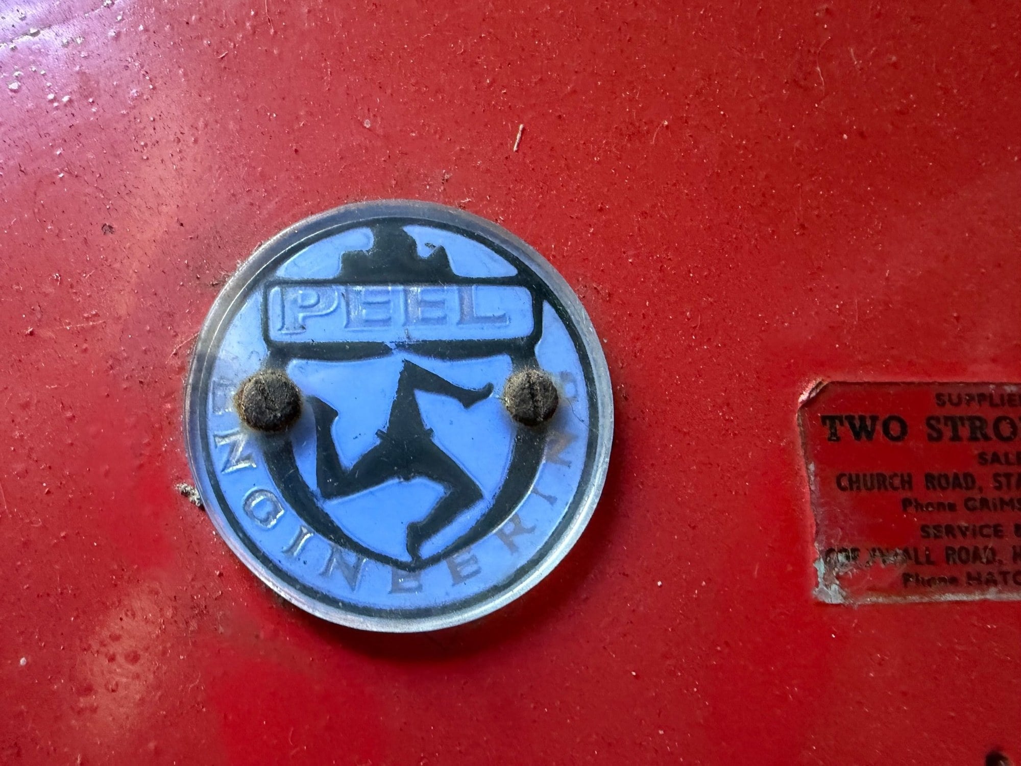 Original 1965 "Two Strokes" Peel Trident, foto 5