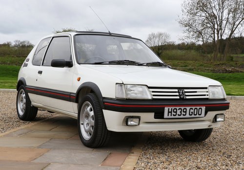 1990 Peugeot 205 1.9 GTI  For Sale by Auction