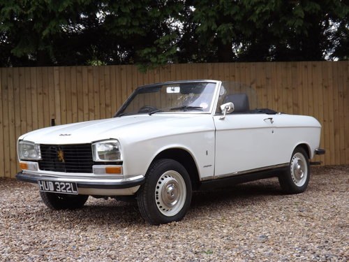 1972 Peugeot 304 Cabriolet Restored in 2012 For Sale by Auction