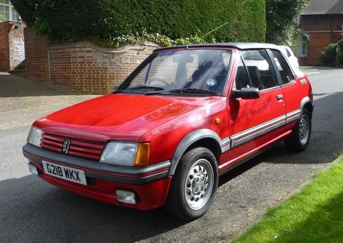 1989 Peugeot 205 Cti from very long term ownership For Sale by Auction