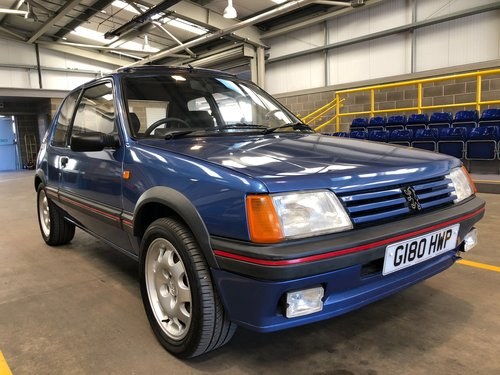 1990 Peugeot 205 GTI 1.9 for sale for by auction @EAMA 14/7 In vendita all'asta