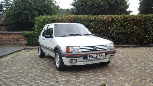 1989 Peugeot 205 Gti 1.6 with power steering For Sale