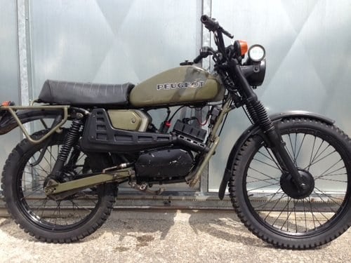 1975 PEUGEOT 80cc SX8 AR FRENCH ARMY TRIALS TRAIL BIKE VERY RARE For Sale