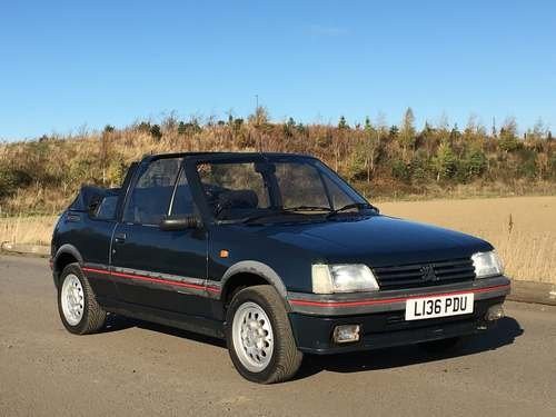 1993 Peugeot 205 CTi at Morris Leslie Auction 23rd February  For Sale by Auction