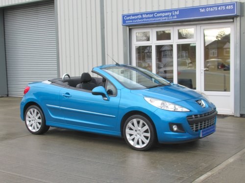 2012 Peugeot 207 CC 1.6 HDi FAP GT  2 Owners & Genuine 47k For Sale