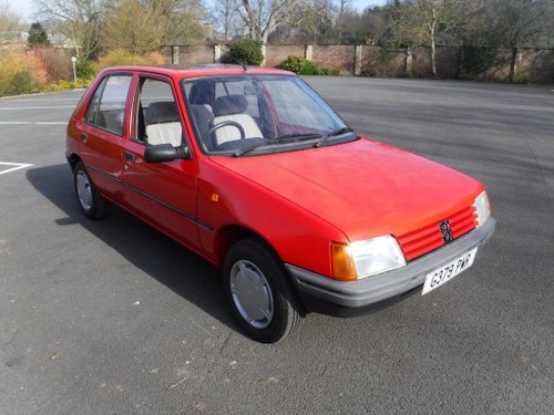 **REMAINS AVAILABLE**1989 Peugeot 205 GRD For Sale by Auction