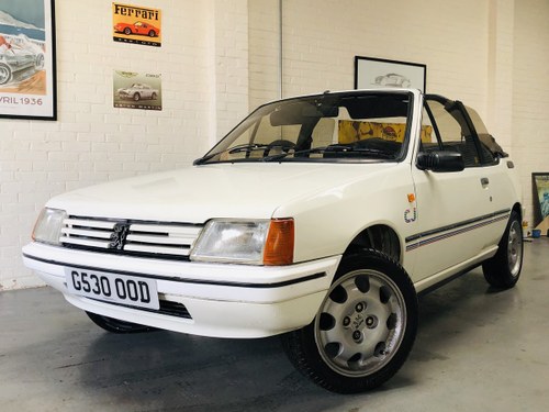 1989 peugeout 205 1.4 cj convertible SOLD