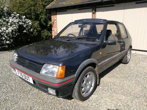 1988 Peugeot 205 1.9 GTi Sunroof Graphite Grey For Sale