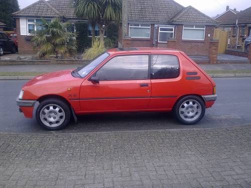1989 Peugeot 205 1.4 XS (Not GTI) VERKAUFT