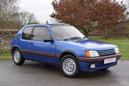 1990 90/H Peugeot 205 GTi 1.6 - one private owner, ltd edition For Sale