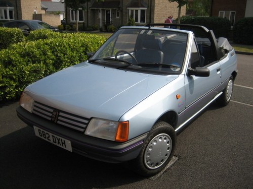 1990 Peugeot 205 CJ with less than 9000 miles, new MOT SOLD