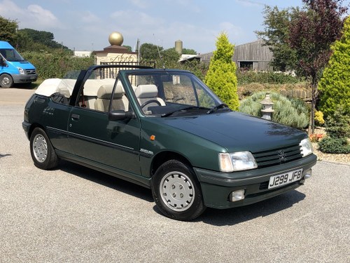 1992 **PEUGEOT 205 ROLAND GARROS CONVERTIBLE 76,000 MILES ONLY!** For Sale