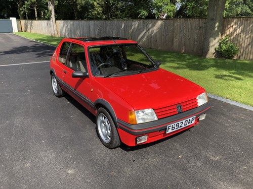 1988 Peugeot 205 GTi - £7K Resto 74,000 miles For Sale by Auction