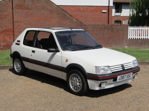 1991 Peugeot 205 1.6 GTi at ACA 24th August  For Sale