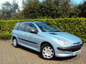 2005 A Lovely Low Mileage Peugeot 206 1.4i SW Estate For Sale