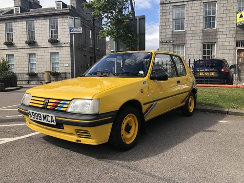 1993 205 Rallye Fantastic Condition Yellow For Sale