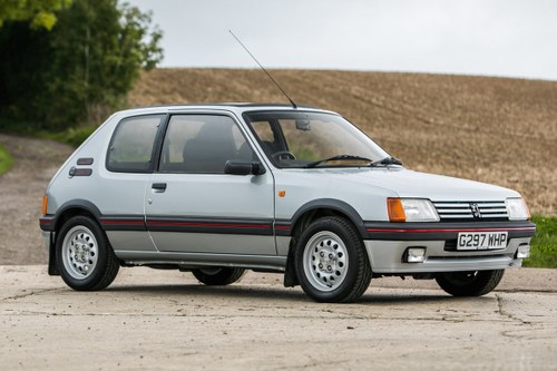 1989 Peugeot 205 GTi 1.6 Just 27,815 miles from new For Sale by Auction