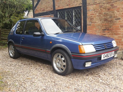 1990 205 Gti 1.9 Miami Blue 1 of 300 limited edition For Sale