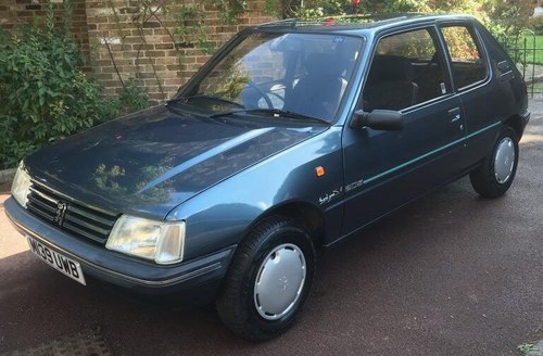 1994 Peugeot 205 Mardi Gras with only 26,400 miles For Sale by Auction