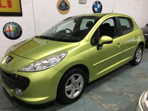 2009 207 sport great colour and LOW mileage SOLD