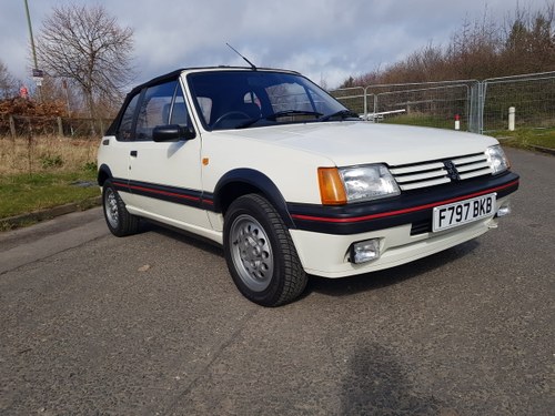 1989 Peugeot 205 1.6 CTI Cabriolet - 2 Owners For Sale