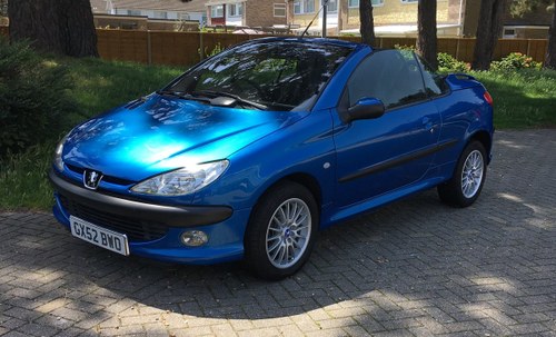 2002 Absolutely Stunning Peugeot 206 Convertible  For Sale