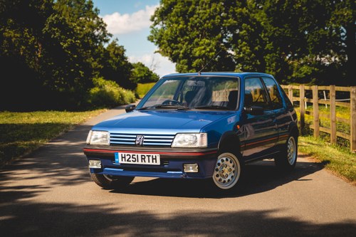 1991 Peugeot 205 GTI 1.6 - Phase 2, Miami Blue, For Sale