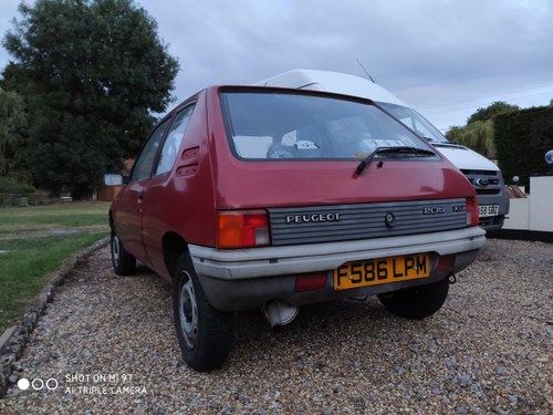 1988 Peugeot 205 XL. V.Low 33k miles. For Sale