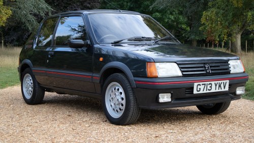 1989 PEUGEOT 205 GTI 1.6, LOW MILEAGE, GREAT HISTORY! For Sale