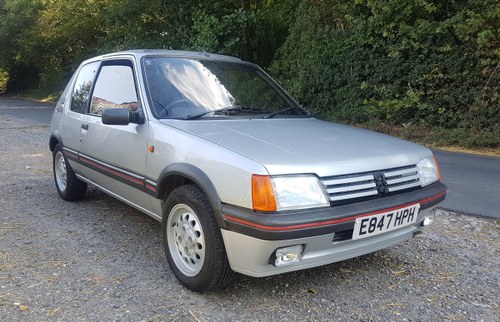 1988 Peugeot 205 GTi, 1.6. Excellent condition SOLD