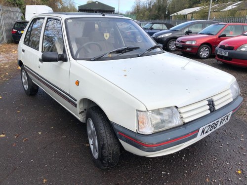A 1993 Peugeot 205 GRDT - 11/11/2020 For Sale by Auction