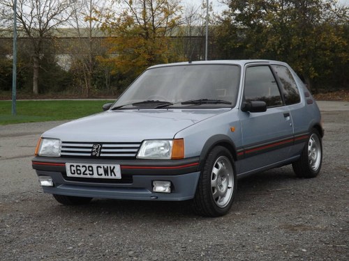 1990 Peugeot 205 GTi 1.6 (Phase 2) For Sale by Auction