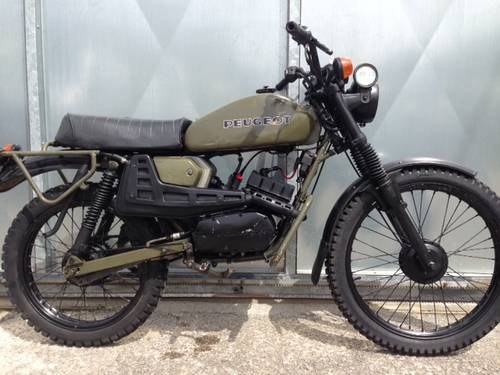 1980 PEUGEOT 80cc SX8 AR FRENCH ARMY TRIALS TRAIL BIKE VERY RARE  For Sale