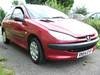 Peugeot 206 S 1.1 Met. red 2005 year 63000 miles For Sale