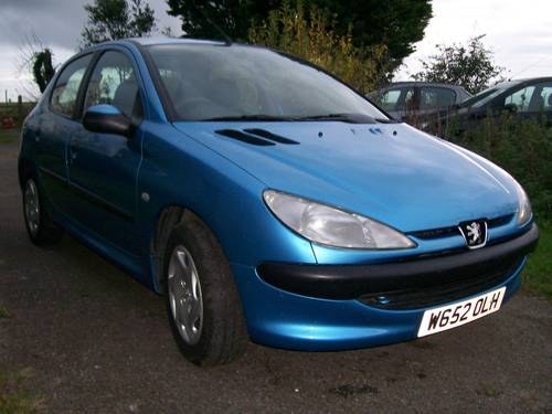 Peugeot 206 LX 1.1 Blue 2000 Year 72000 miles For Sale