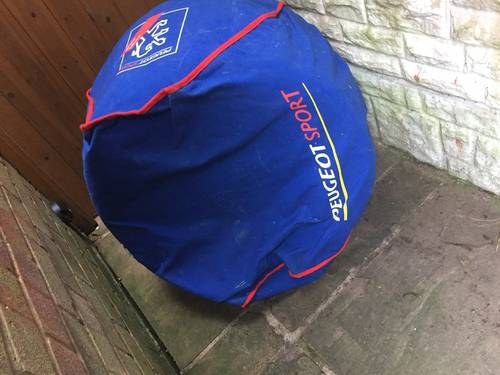 1990 Peugeot f1 tyre and warmer / blanket For Sale