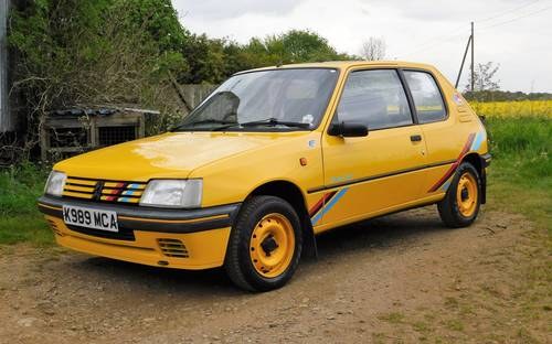 1993 Peugeot 205 Rallye with 75,000 miles For Sale by Auction