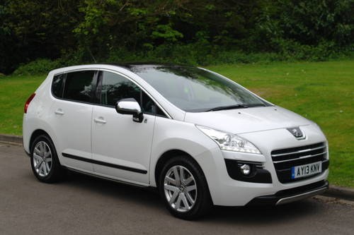 2013 Peugeot 3008 Allure. Hybrid 4WD.  Electric Diesel. Auto. SOLD