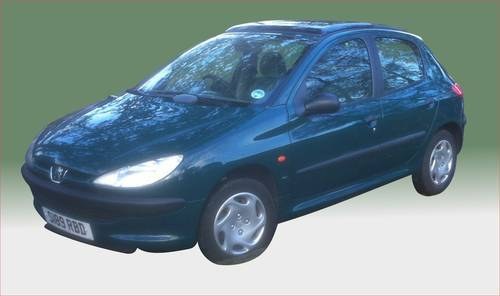 1999 Peugeot 206 1.9 D LX 5dr   " JUST 8,900 MILES ONLY !!!!!!!!" For Sale
